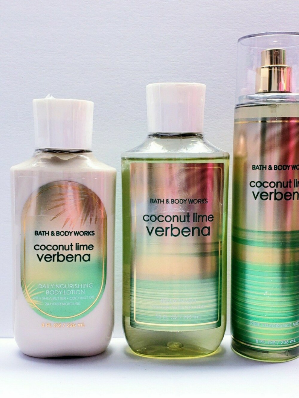 Bath & Body Works COCONUT LIME VERBENA Body Lotion, Body Wash, Fragrance Mist